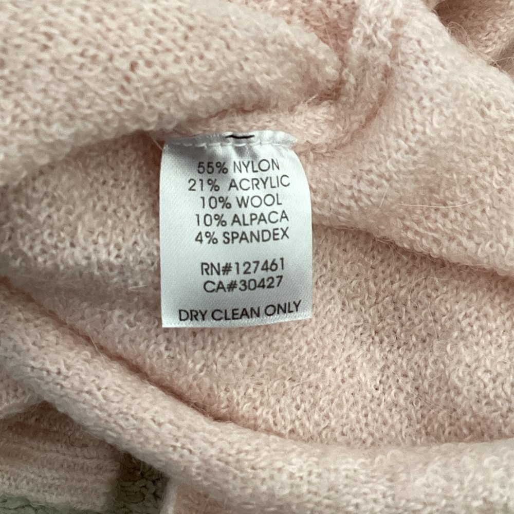 Wildfox Blush Pearl Embellished Sweater small - Picture 6 of 6